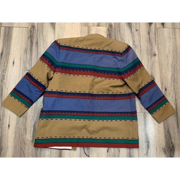 Girasol Womans M Jacket Southwestern Western Pockets Shoulder Pads - Picture 10 of 11